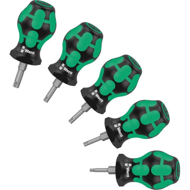 Verkstad Skruvmejsel set 5 delar Wera Stubby Set TX 1