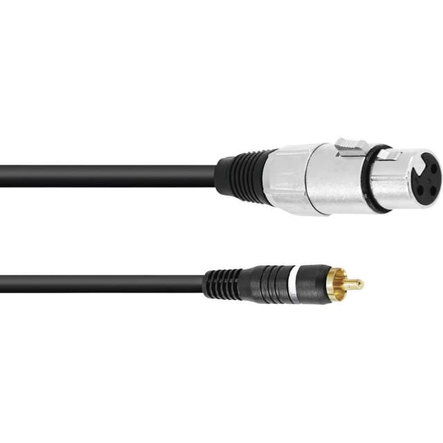Omnitronic 30224028 XLR Adapterkabel [1x RCA-hane - 1x