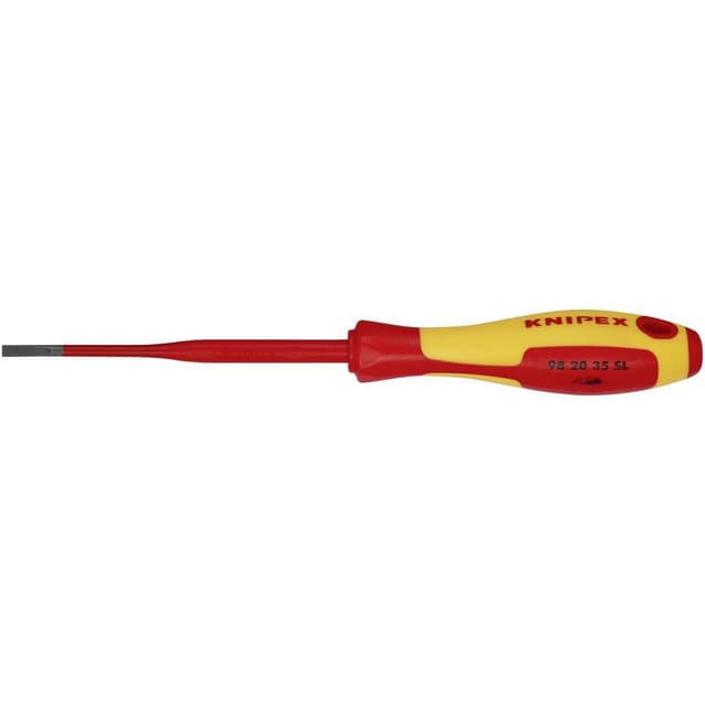 Spårskruvmejsel Knipex Slim Klinglängd: 100 mm