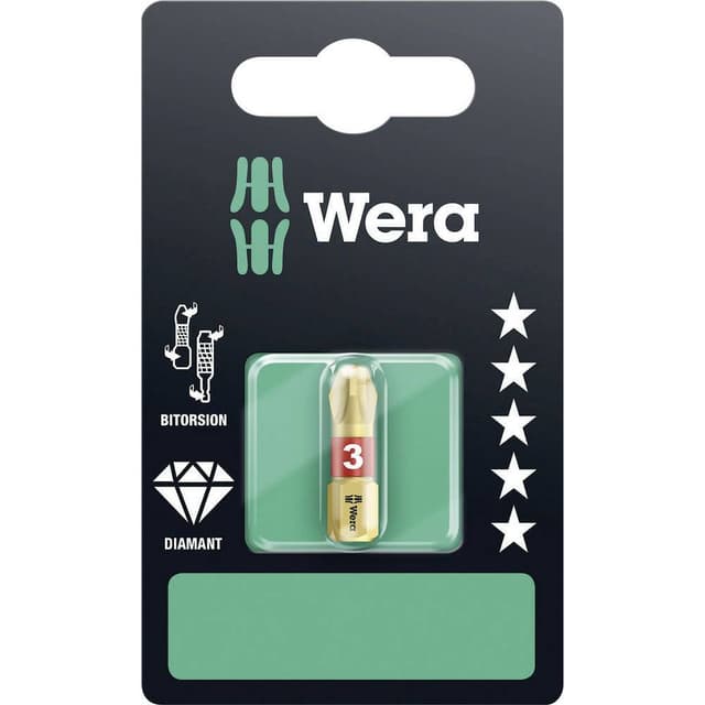 Wera 851/1 BDC SB SiS 05073334001 Krydskærv-bit PH 3