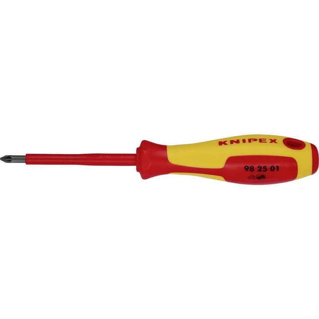 VDE Stjärnskruvmejsel Knipex PZ 1 Klinglängd: 80 mm DIN