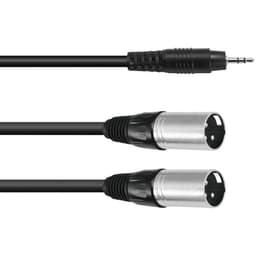 Omnitronic 30225158 XLR Adapterkabel [1x Teleplugg 3.5