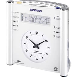 Radiovækkeur Sangean Atomic 30 FM, AM (1018) Hvid