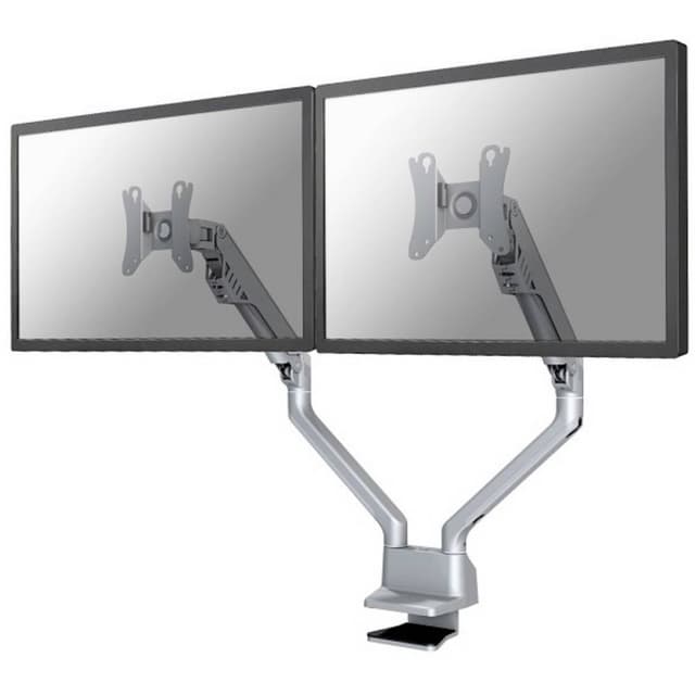 Neomounts by Newstar FPMA-D750DSILVER 1 stk. Skærm-bordslag 25,4 cm (10) - 81,3 cm (32) Bevægelig, Kan rotere