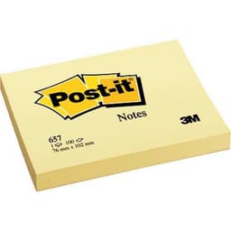 Post-it Post-It 7000033832 102 mm x 76 mm Gul 100 Blad
