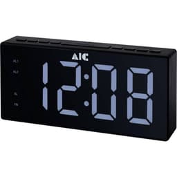 AIC 48XXL Klockradio FM Väckningsfunktion Svart