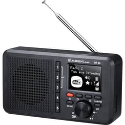 Bordradio Albrecht DR 86 DAB+, FM genopladelig Sort