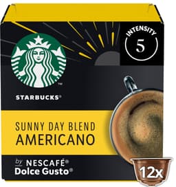 Starbucks Sunny Day Blend by NESCAFÉ Dolce Gusto kaffekapslar (12 st)