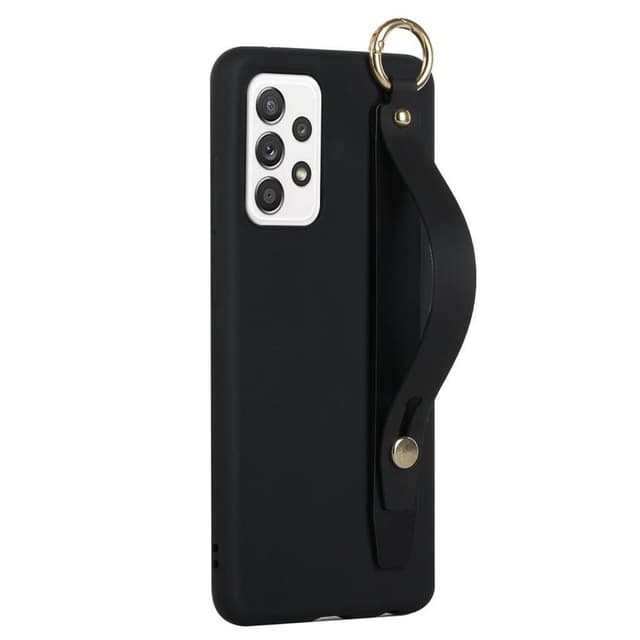 SKALO Samsung A53 5G Håndrem TPU-cover - Sort