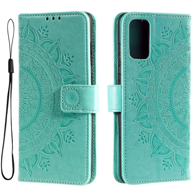 SKALO Samsung A33 5G Mandala Plånboksfodral - Turkos