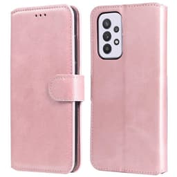 SKALO Samsung A33 5G Klassiskt Plånboksfodral - Roséguld