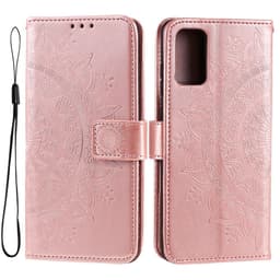 SKALO Samsung A53 5G Mandala Flip Cover - Rosa guld