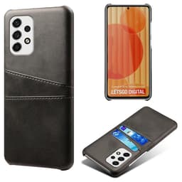 SKALO Samsung A53 5G PU-Läder Korthållare Skal - Svart