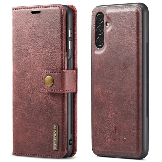 DG MING Samsung A13 5G 2-i-1 Magnet Plånboksfodral - Röd