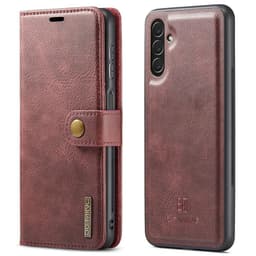 DG MING Samsung A13 5G 2-i-1 Magnet Pungetui - Rød
