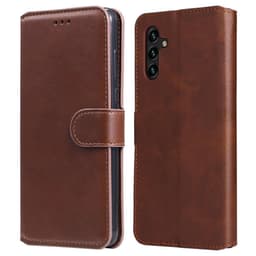 SKALO Samsung A04s 4G Classic Lompakkokotelo - Ruskea