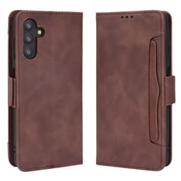 SKALO Samsung A04s 4G 6-lokeroa Lompakkokotelo - Ruskea