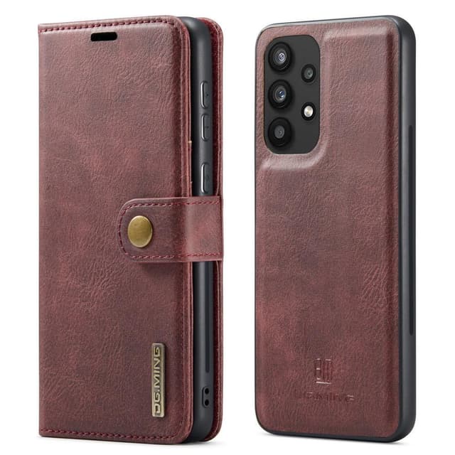 DG MING Samsung A33 5G 2-i-1 Magnet Plånboksfodral - Röd