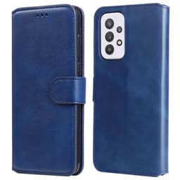 SKALO Samsung A33 5G Classic Lompakkokotelo - Sininen