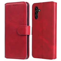 SKALO Samsung A04s 4G Classic Lompakkokotelo - Punainen