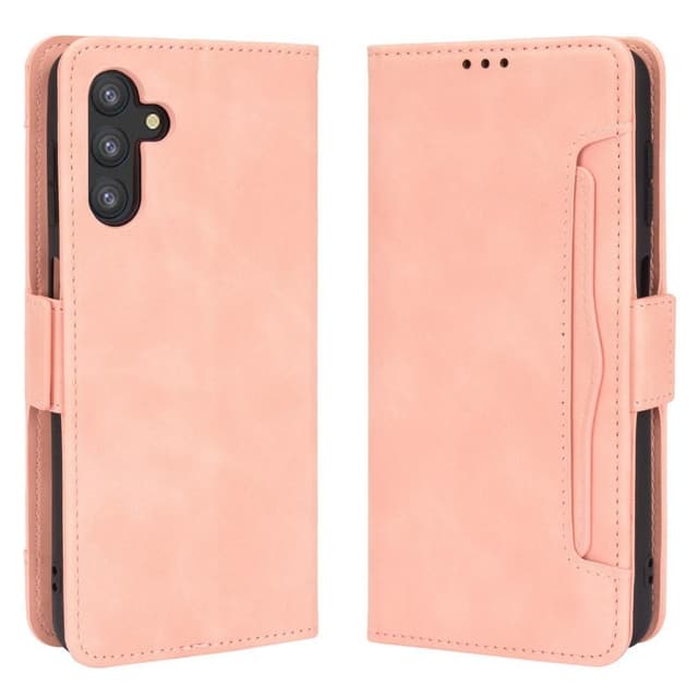 SKALO Samsung A04s 4G 6-lokeroa Lompakkokotelo - Pinkki