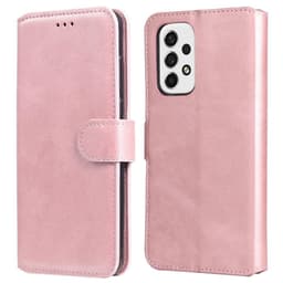 SKALO Samsung A53 5G Classic Lompakkokotelo - Pinkki