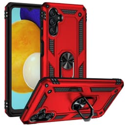SKALO Samsung A13 5G Armor Hybrid metal ring cover - Rød