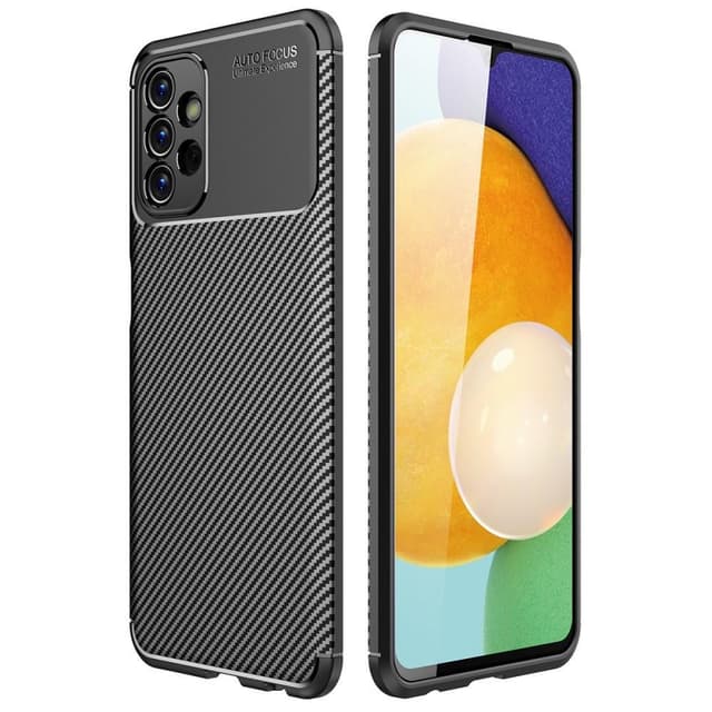 SKALO Samsung A13 4G Carbon Fiber TPU cover - Sort