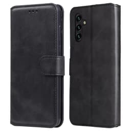 SKALO Samsung A04s 4G Classic Lompakkokotelo - Musta