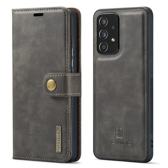DG MING Samsung A53 5G 2-i-1 Magnet Plånboksfodral - Grå
