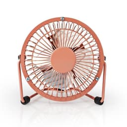 Bord-vifte | USB-Strøm | Diameter: 100 mm | 3 W | 1 Hastighet | Vintage Rosa