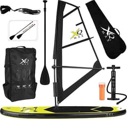XQ Max Uppblåsbar WindSUP komplett Vindsurfingpaket 305 cm, Lime