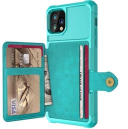 Skal med kortfodral till iPhone 12 Pro Max, Grön