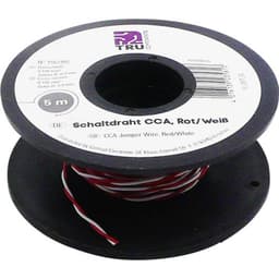 TRU COMPONENTS 1567407 Kopplingstråd 2 x 0.20 mm² Röd,