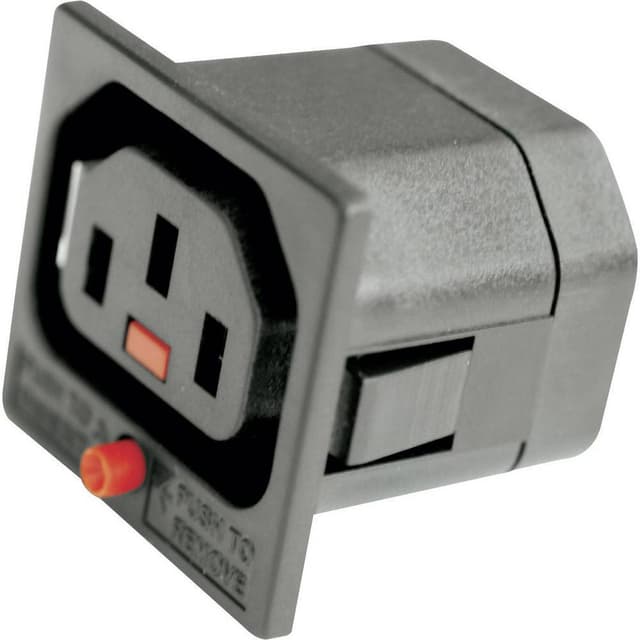 IEC-kontakt 720210 Hona inbyggd vertikal Totalt antal - Elgiganten