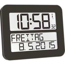 TFA Dostmann 60.4512.01 Radio Vægur 258 mm x 212 mm x