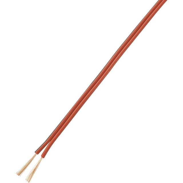 TRU COMPONENTS 1567410 Tråd LiY-Z 2 x 0.14 mm² Rød, Sort 10 m