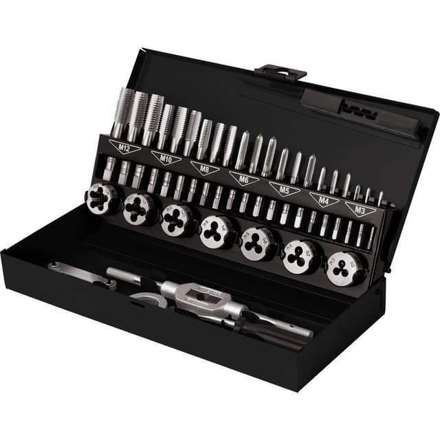 TOOLCRAFT TO-7015521 Gängskärningssats 32 delar Stål M3