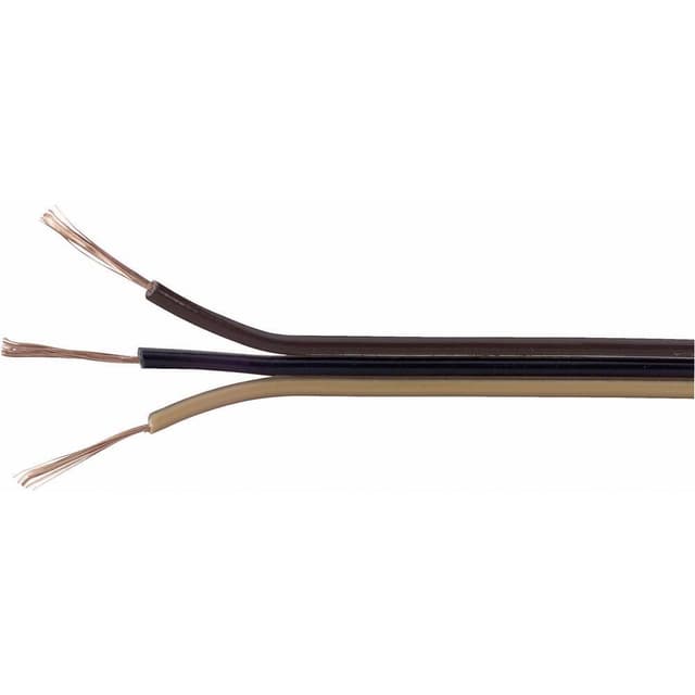 TRU COMPONENTS 1567057 Flätad kabel 3 x 0.14 mm²