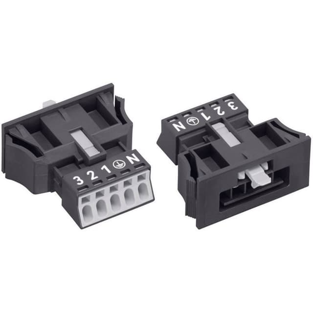 WAGO 890-715 Strømstik WINSTA MINI Stik, lige Samlet