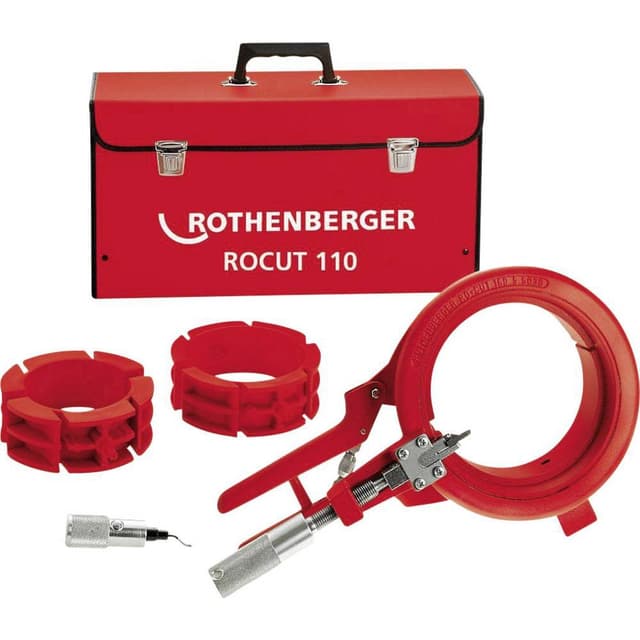 Rothenberger ROCUT® 110 set för plaströr 50, 75 och 110