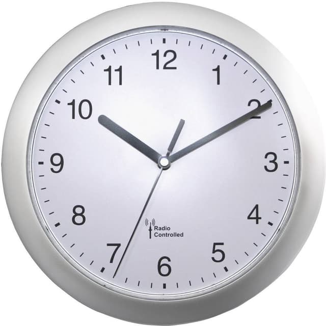 EUROTIME 56787 DCF Väggklocka 25 cm x 3.8 cm Silver