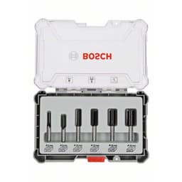 Bosch-spårfräs set, 6-delars, 8 mm skaft Bosch