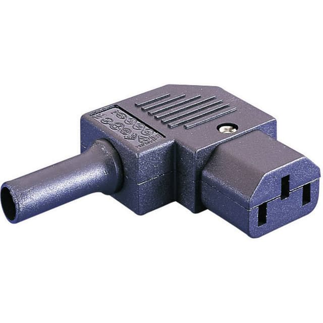Bulgin PX0587/SE IEC-stik PX Tilslutning, vinklet
