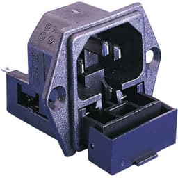 Bulgin PF0030/28 IEC-stik PF Stik, indbygning lodret