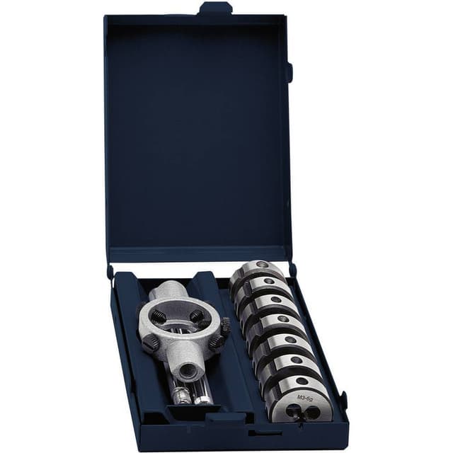Exact 70418 Gängsnittsats 8 delar HSS metrisk M3, M4,