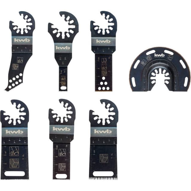 kwb 708000 Insticksågbladsats Value Pack 7 delar 7 st