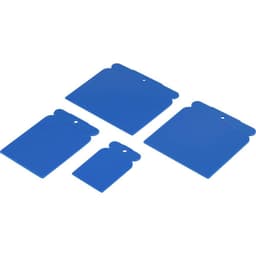 Blå vægskraber i 4 dele af plast. Basetech BT-1882846