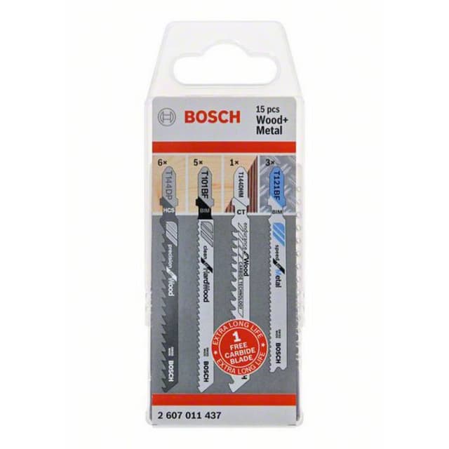 Sticksågsblad Bosch Accessories 2607011437 N/A 15 st