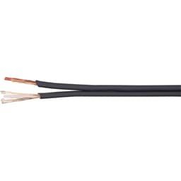 BKL Electronic 1106001/50 Audiokabel 2 x 0.14 mm² Svart